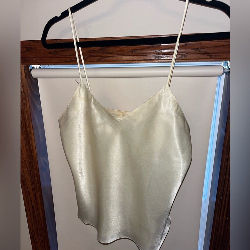 Vintage Erika Taylor Silk Camisole/ Ivory